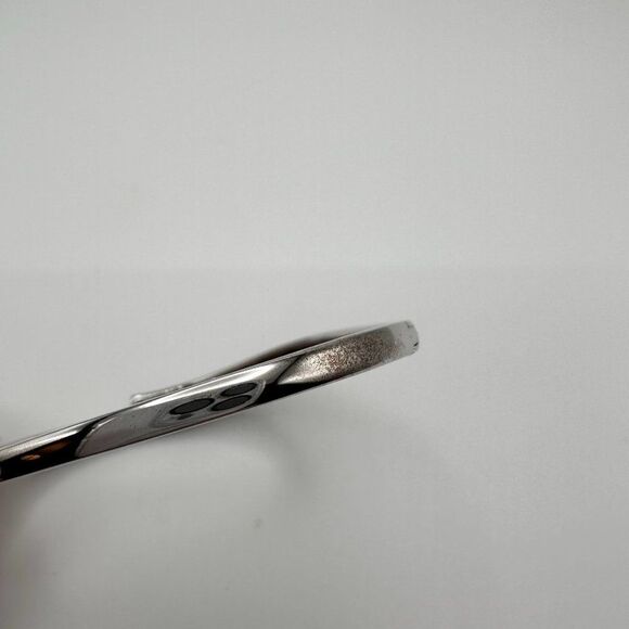 Sterling Silver Diamond Hinged Bangle Bracelet 0.075 TCW - Picture 6 of 9